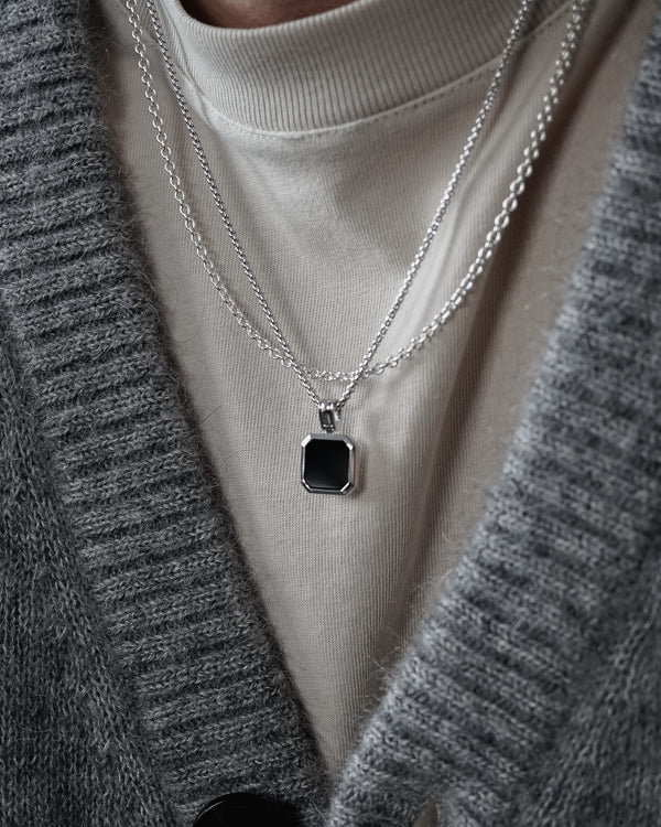 Necklace Set Onyx & Rolo