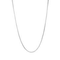 Männer Halskette mit feinen Box Gliedern aus 925 Silber Sprezzi Fashion