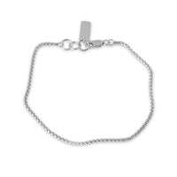 Elegantes Box Chain Armband für Herren aus 925 Sterling Silber minimalistisches Design Sprezzi Fashion