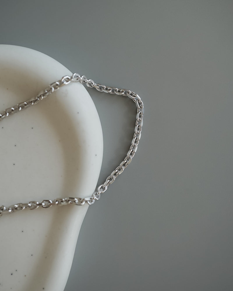 Hochwertiges 925 Silber Ketten Armband für Männer