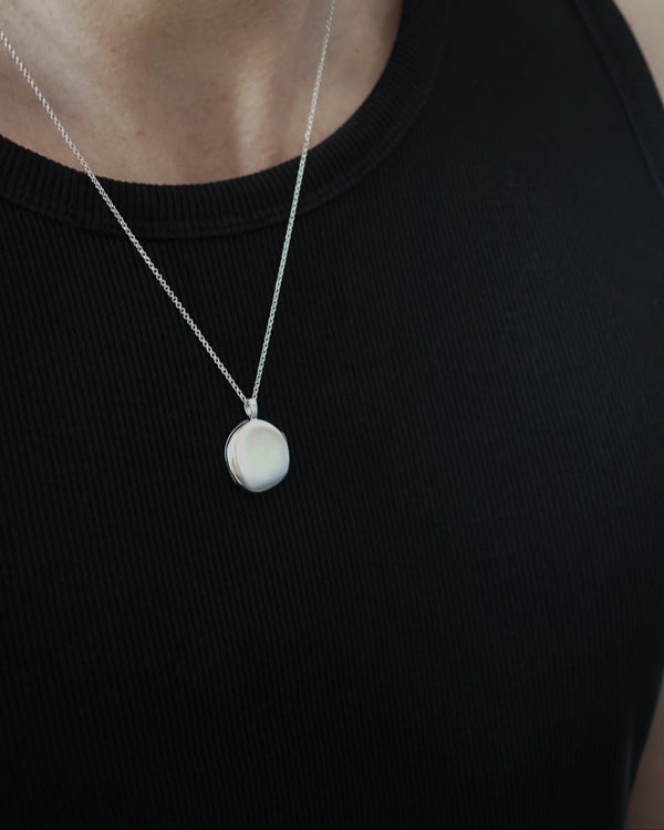 Feine Silber Medaillon Kette für persönliches Bild Sprezzi Fashion