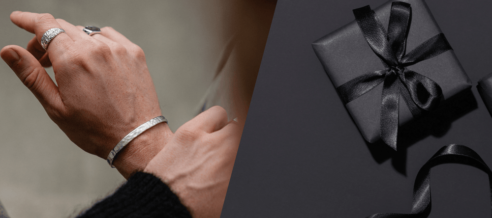 Herrenschmuck Silber Geschenk Männer Silber Ringe Halsketten Armreifen hochwertig handgemacht