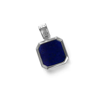 Eleganter Lapis Lazuli Anhänger aus 925 Sterling Silber Handgefertigt mit tiefblauer Farbe und natürlicher Maserung Sprezzi Fashion