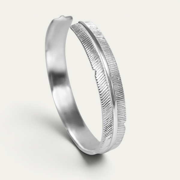 Armreif 925 Silber [Feder]