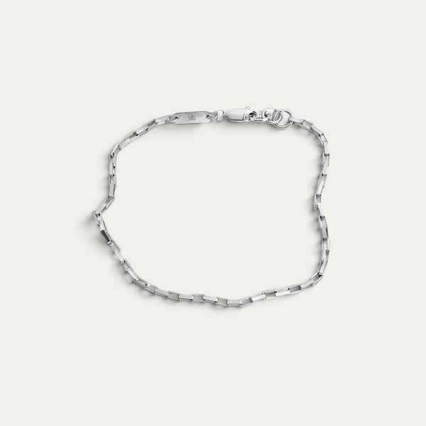 Armband 925 Silber [Small Paperclip]