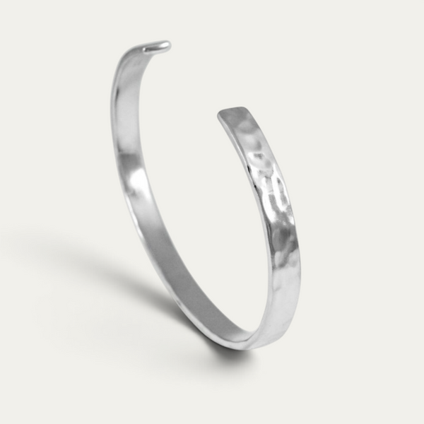 Armreif 925 Silber [Gehämmert]