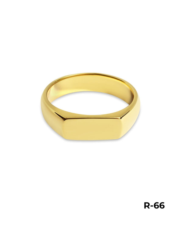 Minimalistischer Herrenring mit 18k Vergoldung stilvoll und zeitlos Sprezzi Fashion