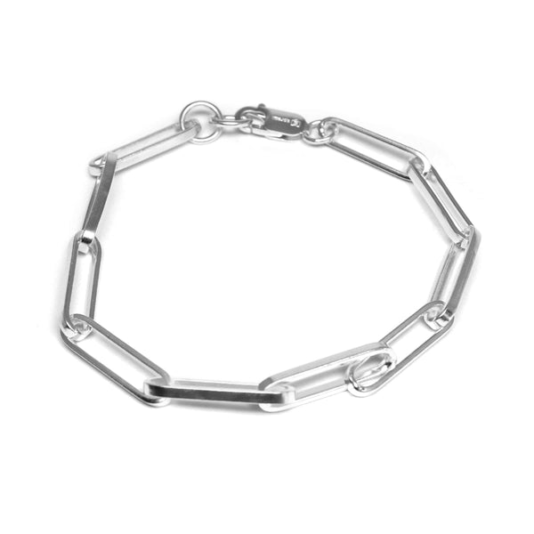 925 Sterling Silver Armband [Paperclip] Armband Sprezzi 