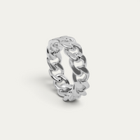 Ring 925 Silber & Gold [Cuban]