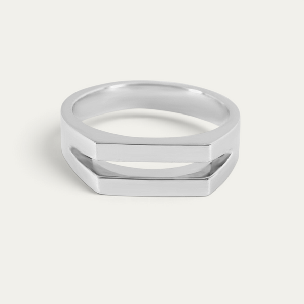 Ring 925 Silber & Gold [Split]