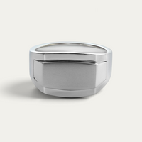 Siegelring 925 Silber & Gold [Edgy]