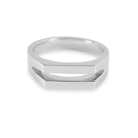 Handgefertigter Ring Split aus 925 Sterling Silber minimalistisch elegant und zeitlos stilvoll Sprezzi Fashion