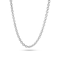 Herren Rolo Chain Halskette aus 925 Silber handgefertigt im Streetwear Stil Sprezzi Fashion