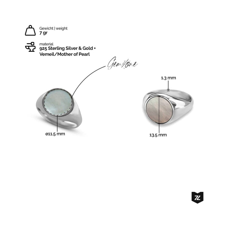 Ring Pearl Oval Ringe Sprezzi 