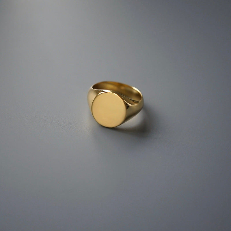 Klassischer Goldring für Männer Sprezzi Fashion