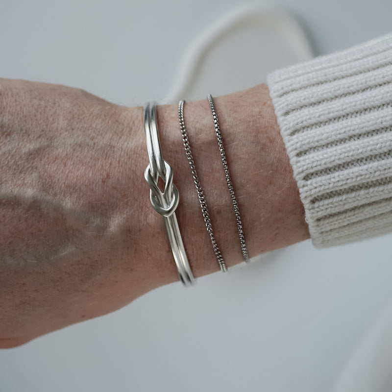 Set aus silbernen Armbändern Schmucksets Sprezzi Silver Silver 