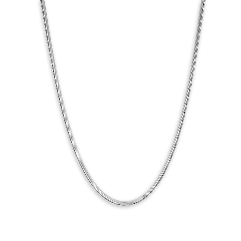 Snake Chain & Bracelet Set Sprezzi Schmuck-Set aus Silber Armband und Halskette im Schlangen Stil für Männer