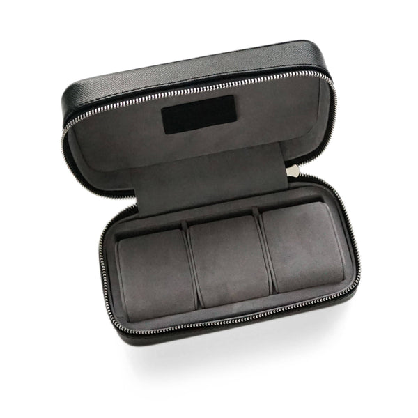 Luxuriöse Leder Uhrenbox Aufbewahrung für bis zu 3 Uhren von Sprezzi Fashion