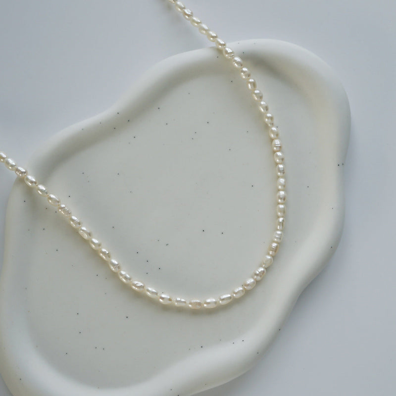 Streetwear Water Pearl Necklace Perlen Halskette Männer