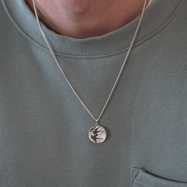 Halsketten Anhänger Silber Peace Dove Sterling Silver Sprezzi Fashion