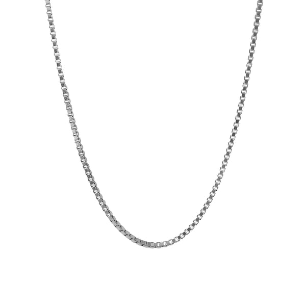 Sprezzi Fashion Moderne Herren Box Halskette aus 925 Silber