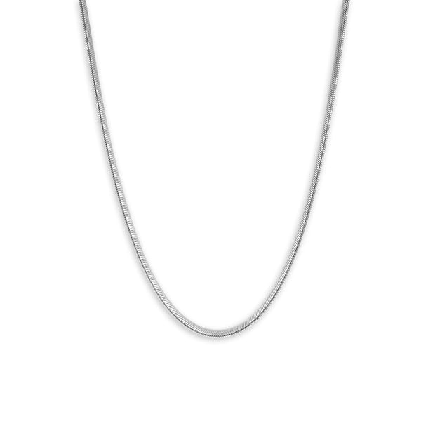 Moderne Herren Snake Halskette aus 925 Silber Sprezzi Fashion 