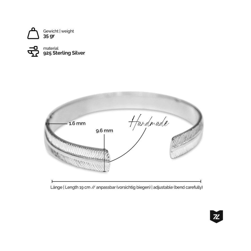 Armreif 925 Sterling Silver handmade