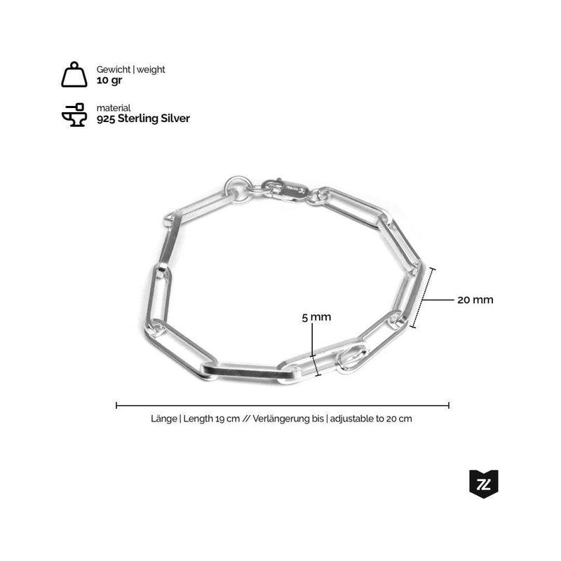 Silber Armband für Männer