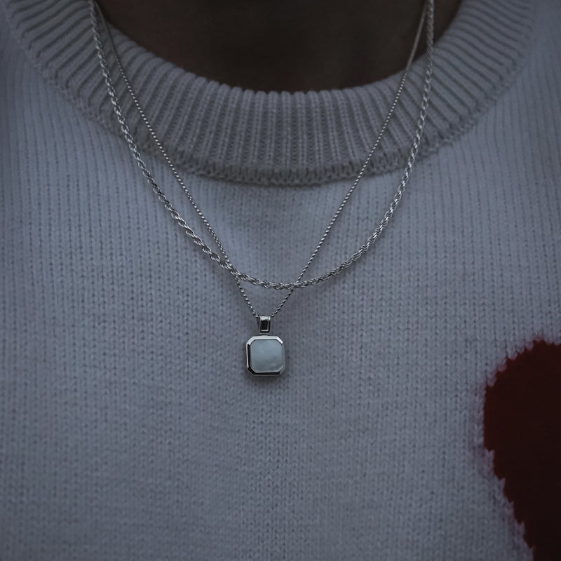 Hochwertige Halsketten für Männer aus 925 Silber im Schmuck-Set