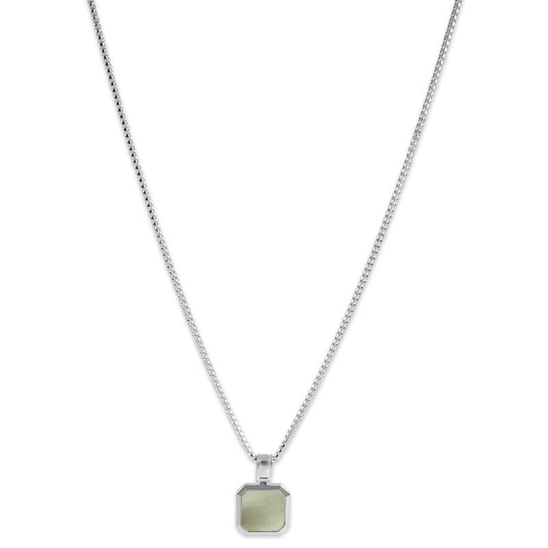 Halskette für Männer aus 925 Sterling Silver mit Edelstein Anhänger