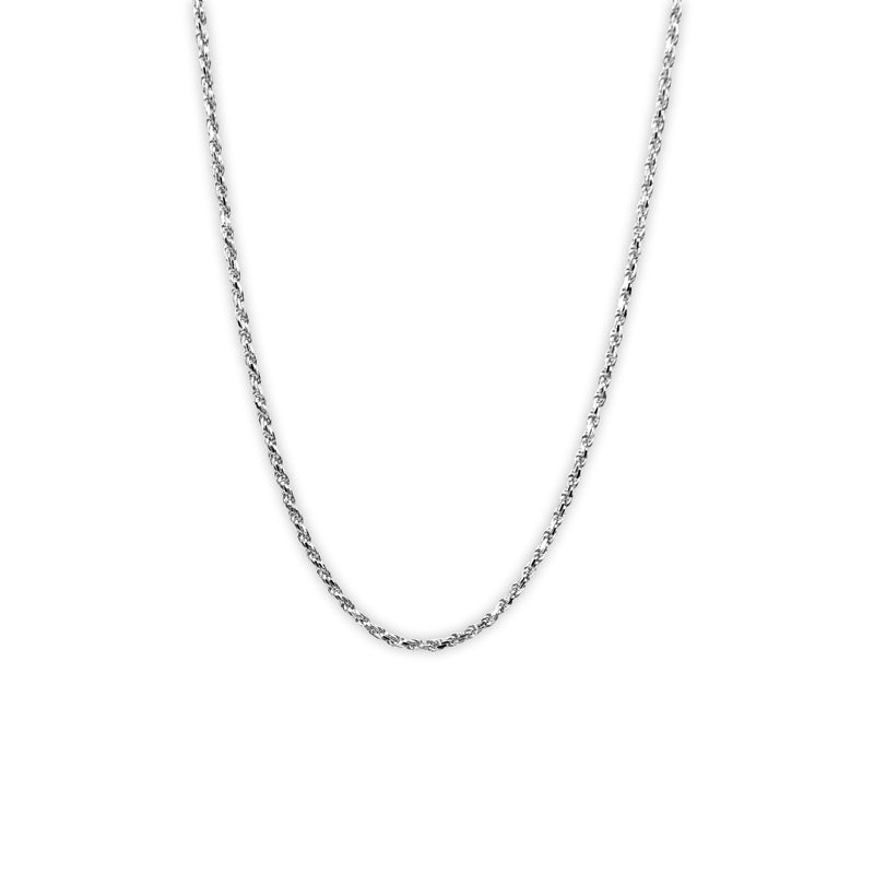 Männer Kette Silber Zopf Stil 925 Sterling Silver