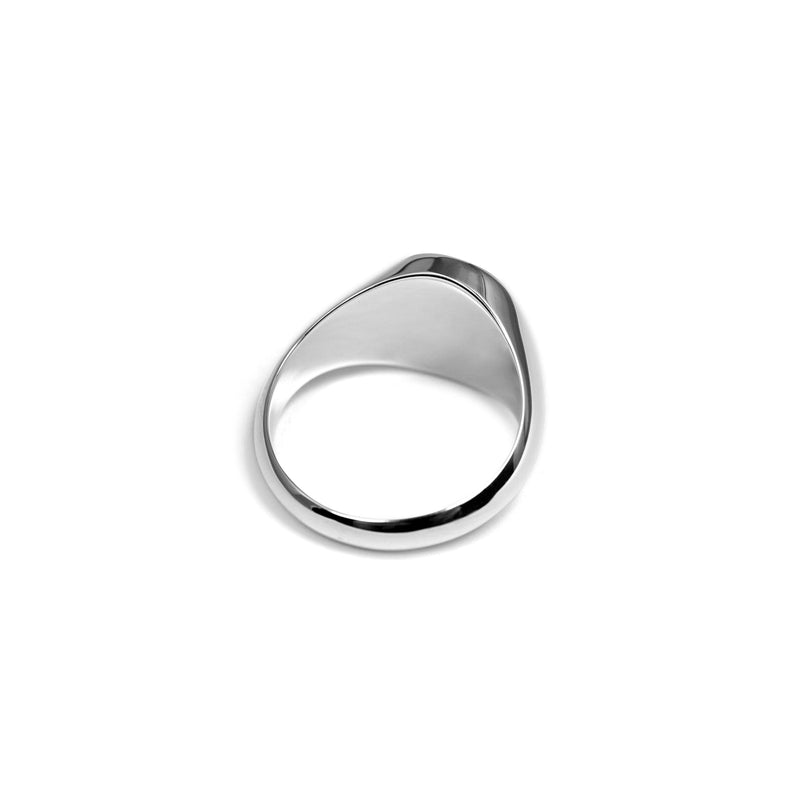 Silber Siegelring mit blauem Lapislazuli Stein für Männer aus 925 Sterling Silver Sprezzi Fashion