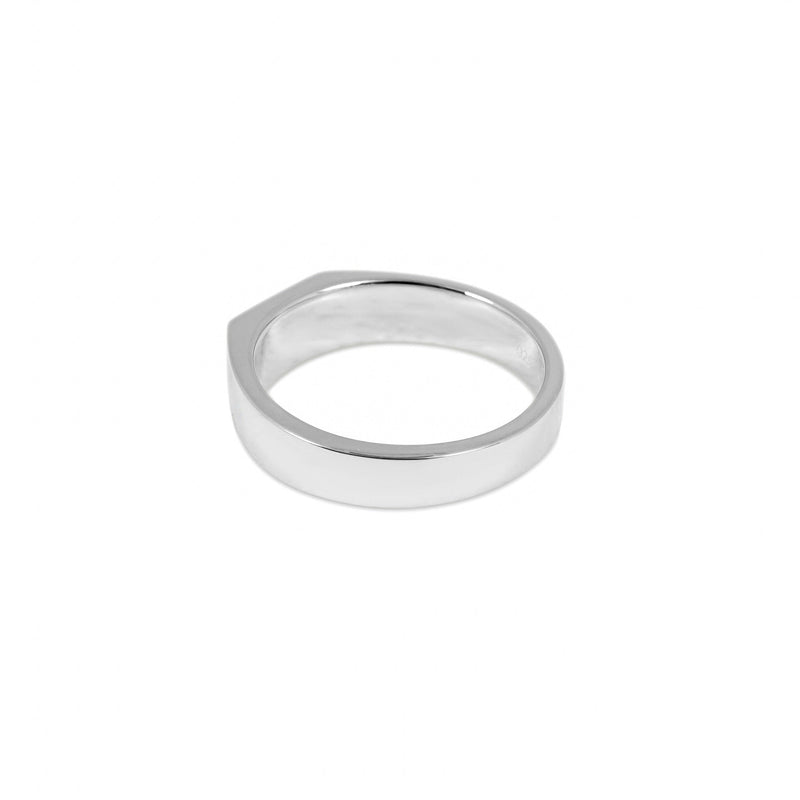 Minimalistischer Herren Ring aus 925 Silber und Gold handmade Sprezzi Fashion