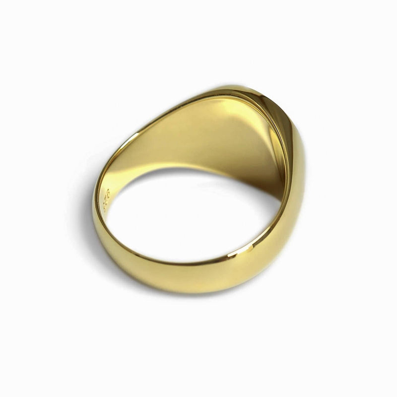 Klassischer Goldring für Männer Sprezzi Fashion