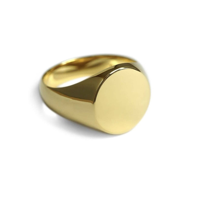Klassischer Goldring für Männer Sprezzi Fashion