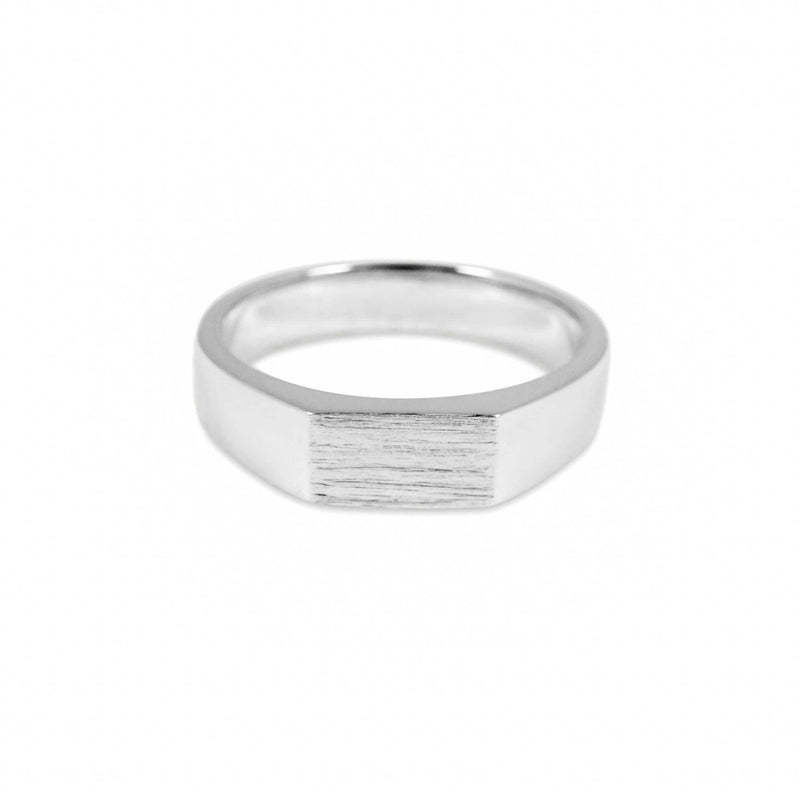 Minimalistischer Herren Ring aus 925 Silber und Gold handmade Sprezzi Fashion