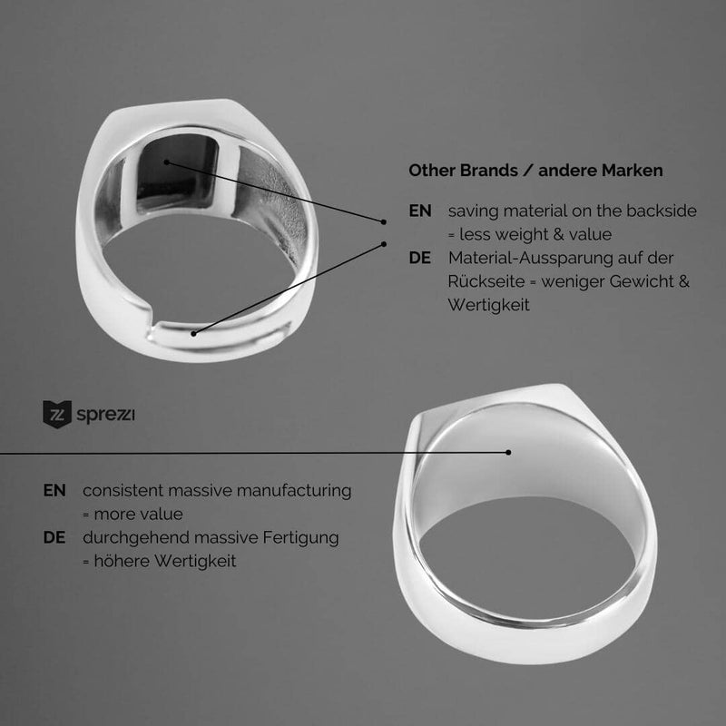 Ring Silver Matt Ringe Sprezzi 