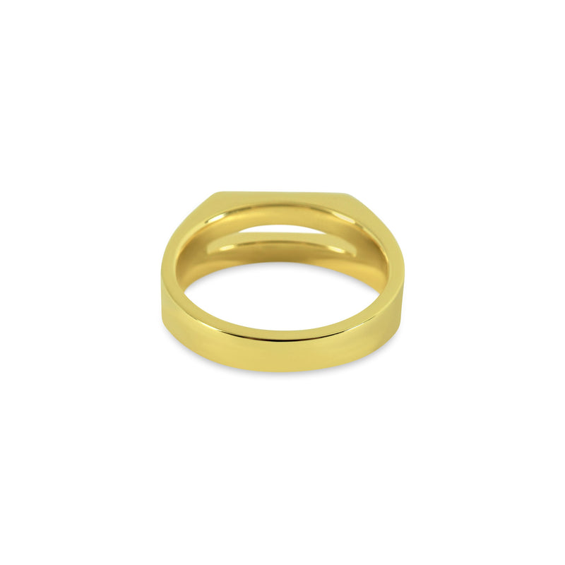 Minimalistischer Herren Ring aus 925 Silber und Gold handmade Sprezzi Fashion
