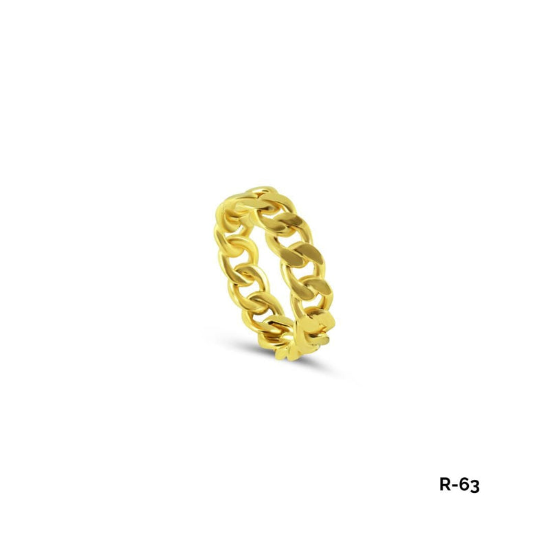 Set aus zwei minimalistischen Goldringen Set Sprezzi 