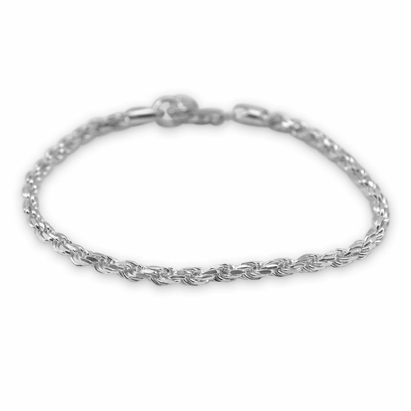 Zopf Armband 925 Silber für Männer