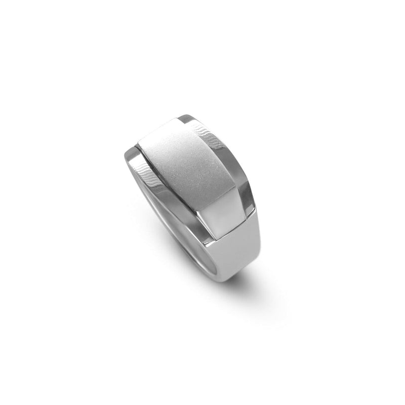 Minimalistischer Siegelring aus 925 Sterling Silver für Männer Sprezzi Fashion