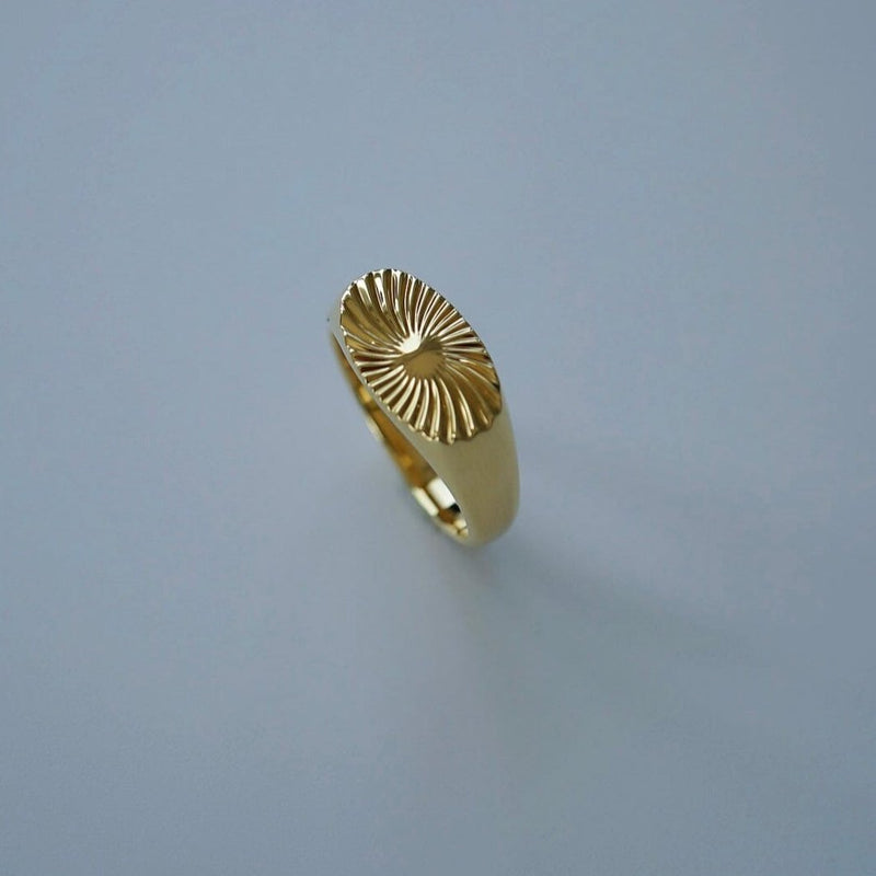 Männer Ring aus Gold minimalistisch Sprezzi Fashion